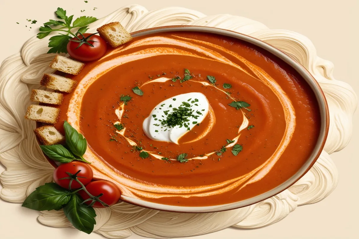 What is Tomato Bisque Soup Made Of?