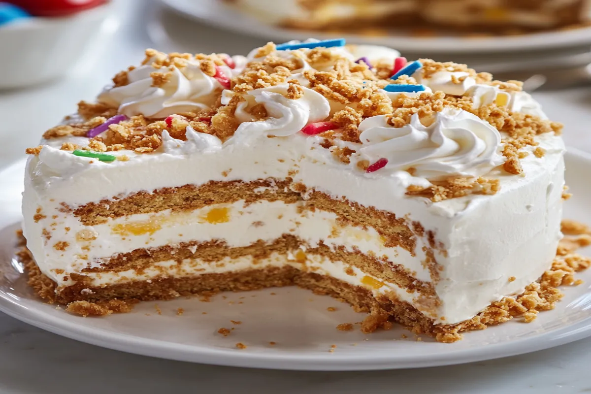 What Is the Crunchy Stuff in Carvel Cake?